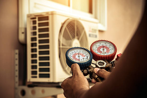 Professional Furnace Repair technician working in Bruceville, IN